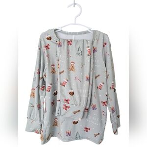 🇨🇦 Little Eyes Bamboo Holiday Kids Pajama Set - Merry Christmas